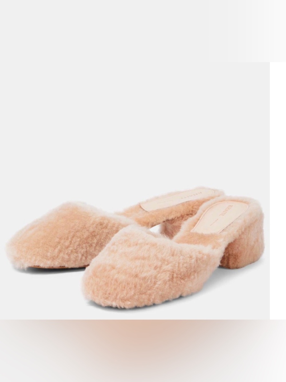 New Khaite Clio Shearling Mules